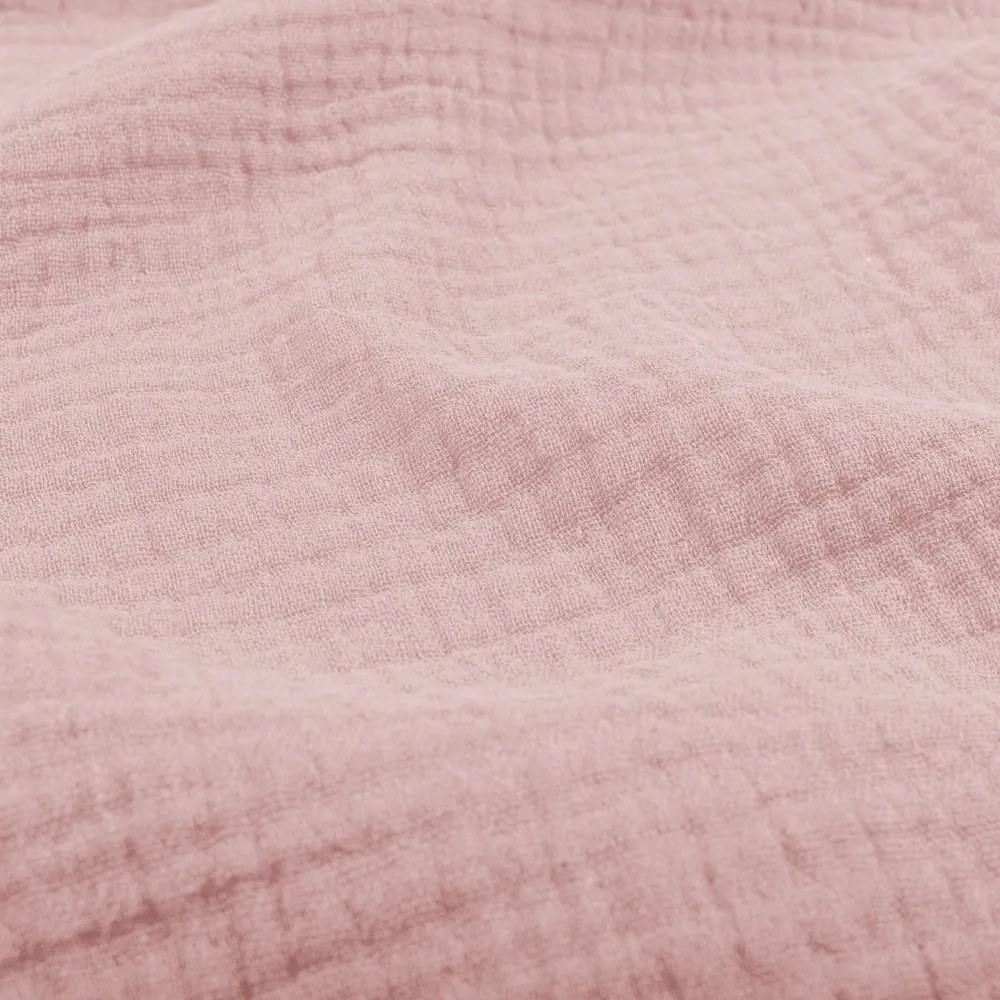 Biante Mušelínový behúň na stôl MSN-078 Púdrovo ružový 35x160 cm