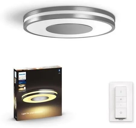 PHILIPS HUE Prisadené stropné LED inteligentné osvetlenie HUE BEING s vypínačom, 27W, teplá biela-studená biela,