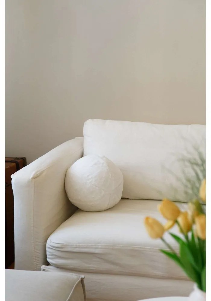 Dekoračný vankúš z mikroplyšu ø 25 cm Top – Mioli Decor