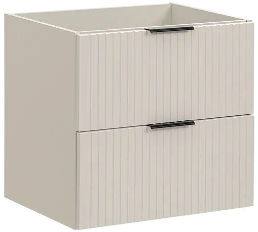 Kúpeľňová zostava Adele Cashmere s doskou a skrinkami 60 cm kašmírová