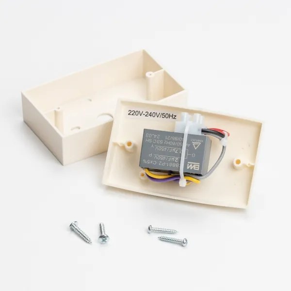 ZEVENTI - Stropný ventilátor TOFINO biely