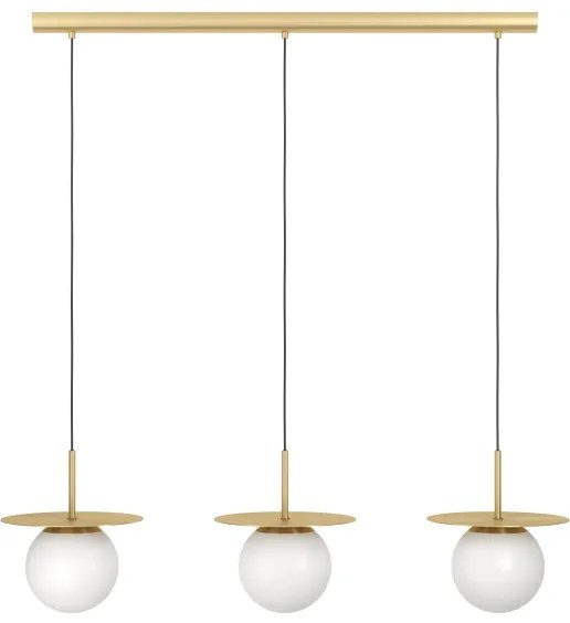 Eglo 39953 - Luster na lanku ARENALES 3xE27/40W/230V zlatá