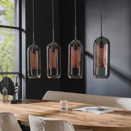 Luster 78-31 4L Smoke Glass - Komfort-nábytok
