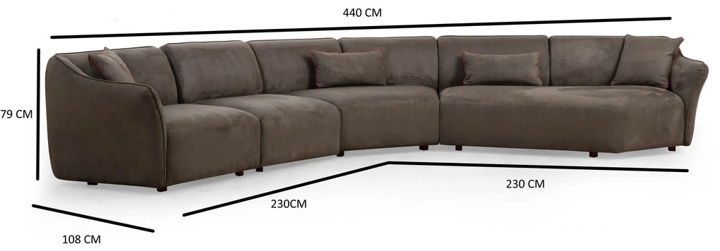 Atypická pohovka Corner s ohľadom na štýl aj pohodlie