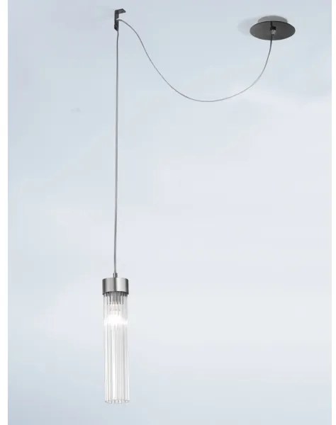 Kolarz 6009.30161 - Luster na lanku RAGGIO 1xE14/25W/230V matný chróm