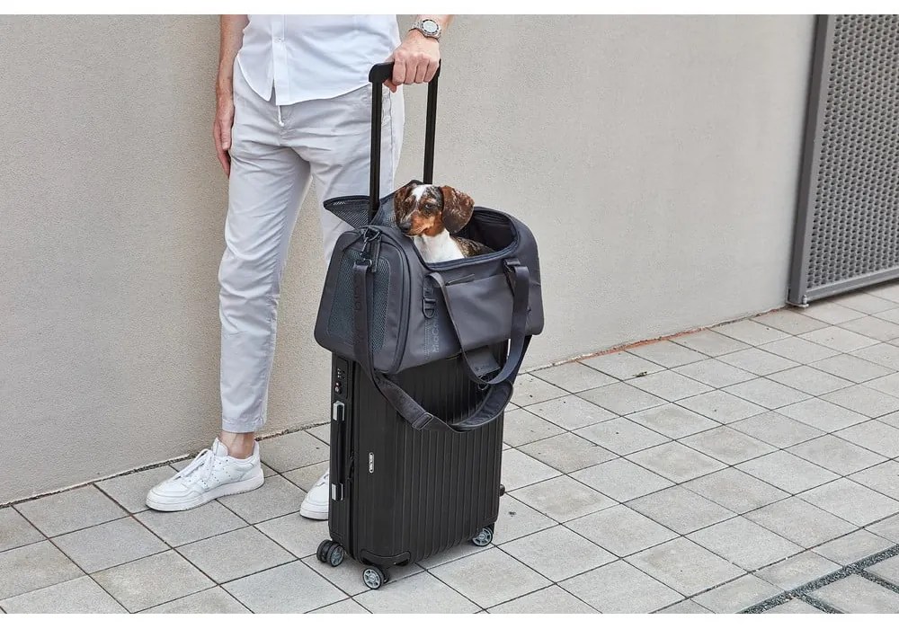 Prepravná taška pre psa 23x45 cm Volata Asphalt S – MiaCara
