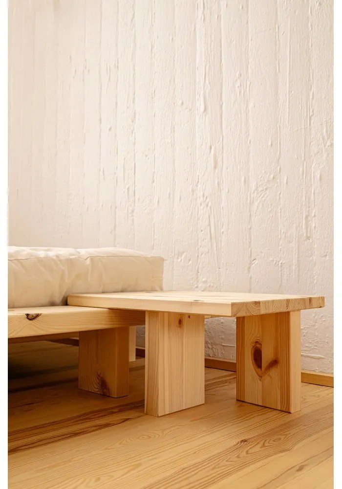 Hnedý nočný stolík z borovicového dreva Japan – Karup Design