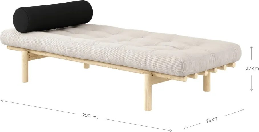 Ružová posteľ Next - Karup Design