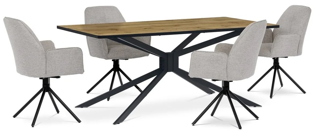 Súprava jedálenských stoličiek s vratným mechanizmom HC-522 CRM2, 2 ks