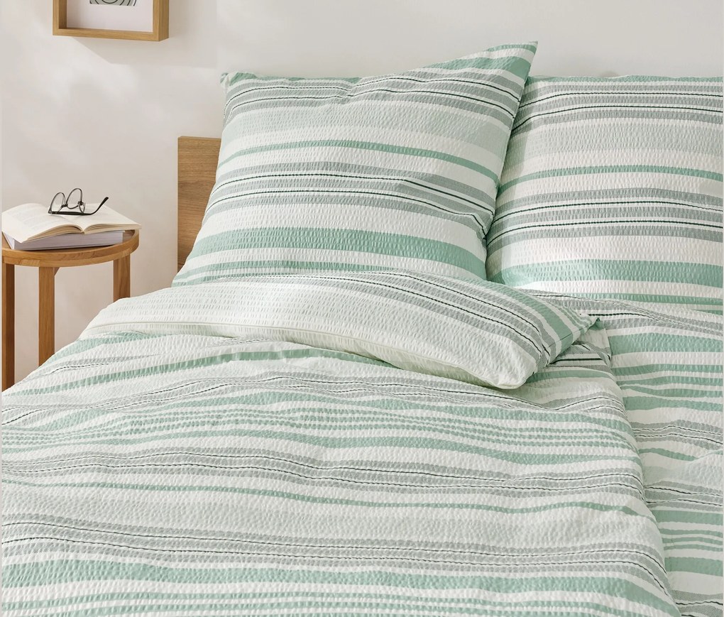 Krepová posteľná bielizeň z mikrovlákna, štandardná veľkosť