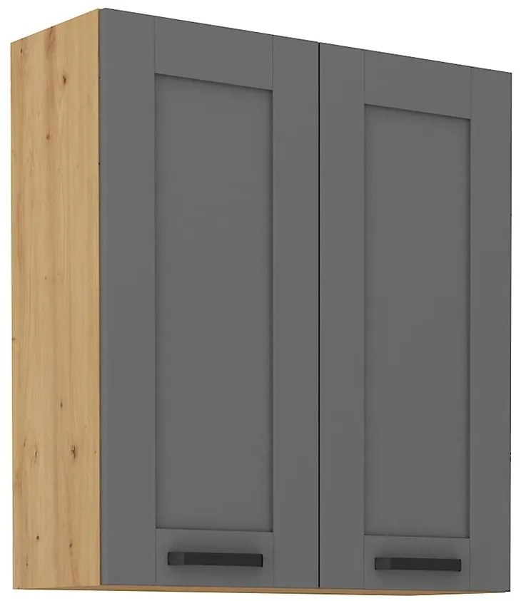 Kuchynská skrinka Luna dustgrey/artisan 80G-90 2F