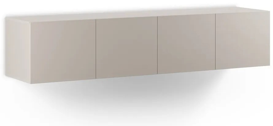Krémový TV stolík 180x38x35 cm Daroca – Marckeric
