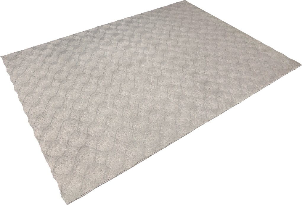 Obsession, Kusový koberec Diamond Cut 800 Grey, 200x290, šedá, obývacia izba