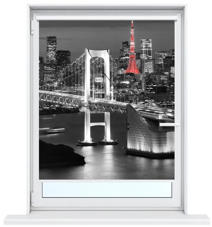Gario Roleta s potlačou Dúhový most Tokio Veľkosť: 80 x 150 cm