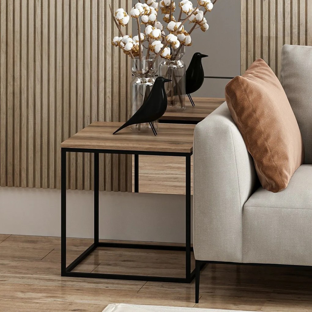 Odkladací stolík Basak Walnut