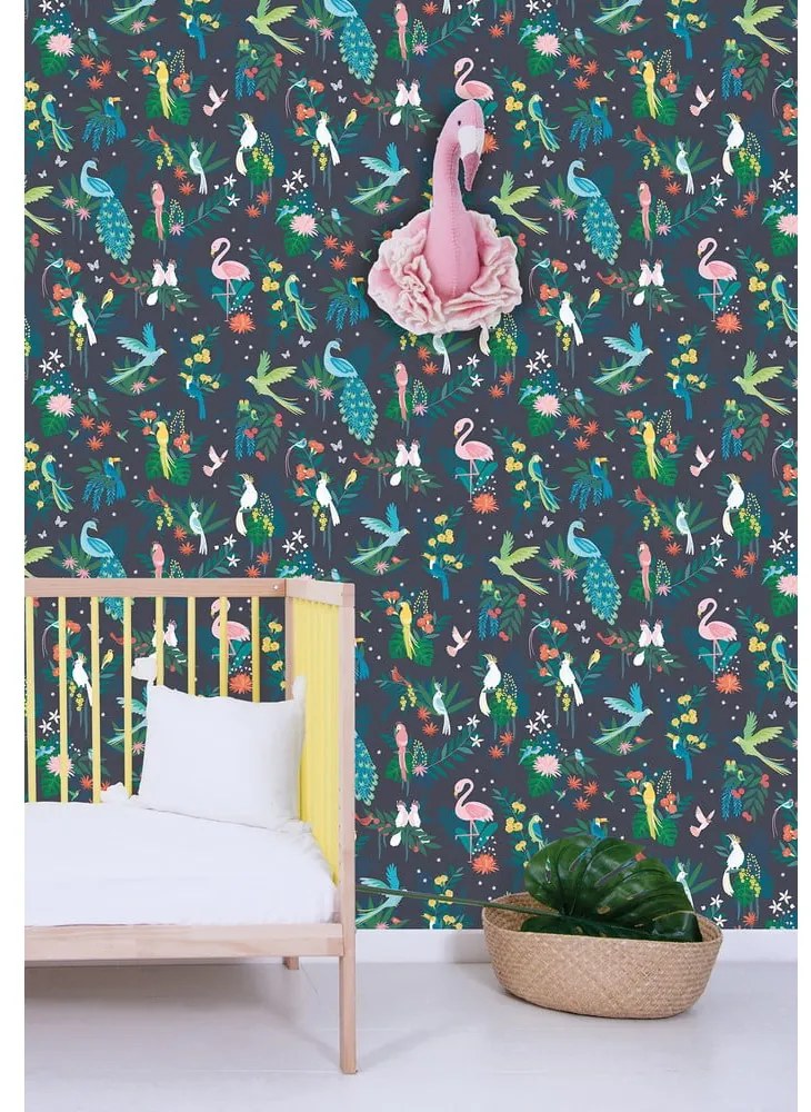 Detská tapeta 10 m x 50 cm Birds Carnival – Lilipinso