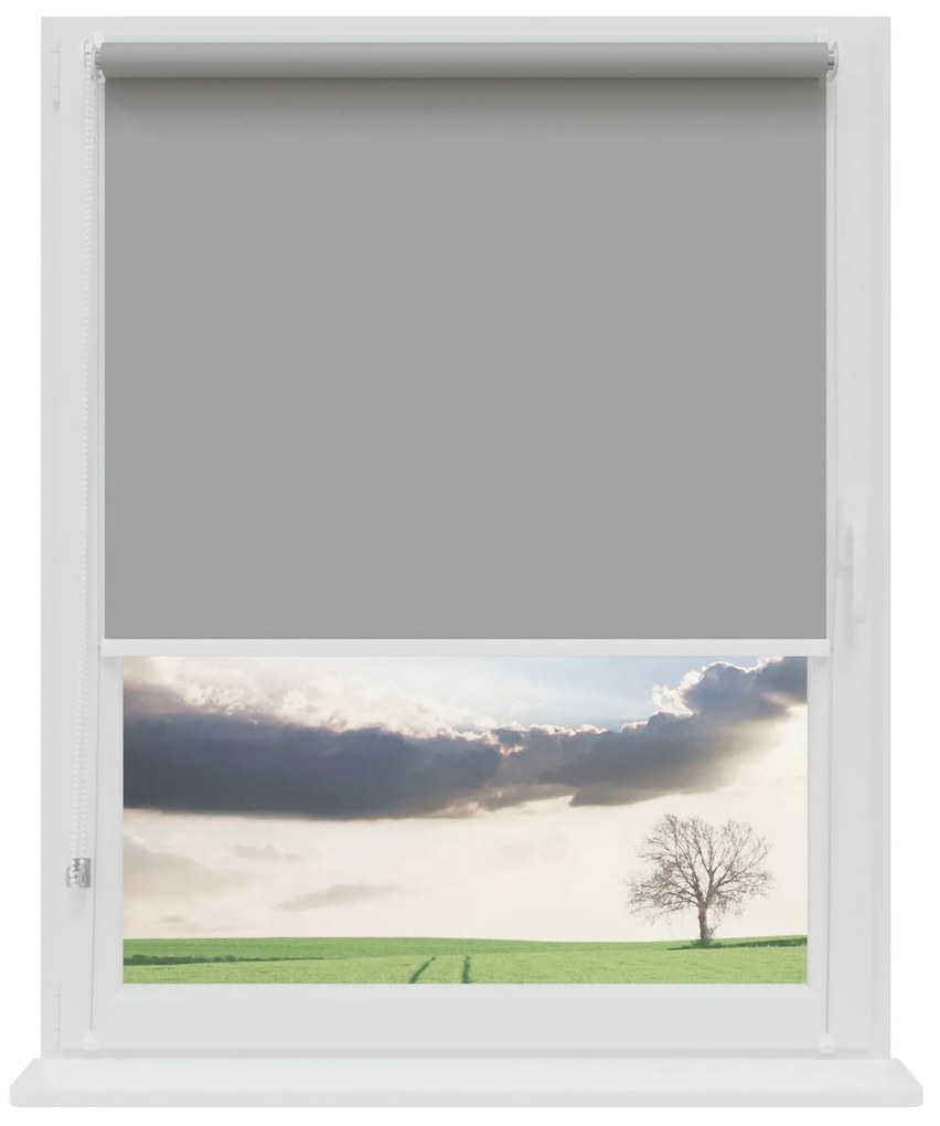 Dekodum Neinvazívna zatemňovacia roleta Grey Šírka (cm): 57, Dĺžka (cm): 220, Farba mechanismu: Biela