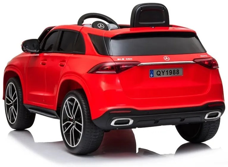 LEAN TOYS ELEKTRICKÉ AUTÍČKO - Mercedes GLE450 - NELAKOVANÉ - ČERVENÉ  - 2x45W MOTOR - 12V7Ah BATÉRIA - 2021