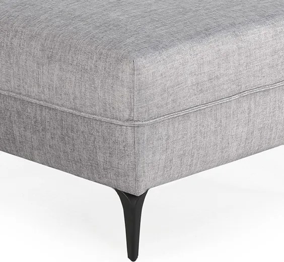 Lenoška-pohovka Novara, šedá látka