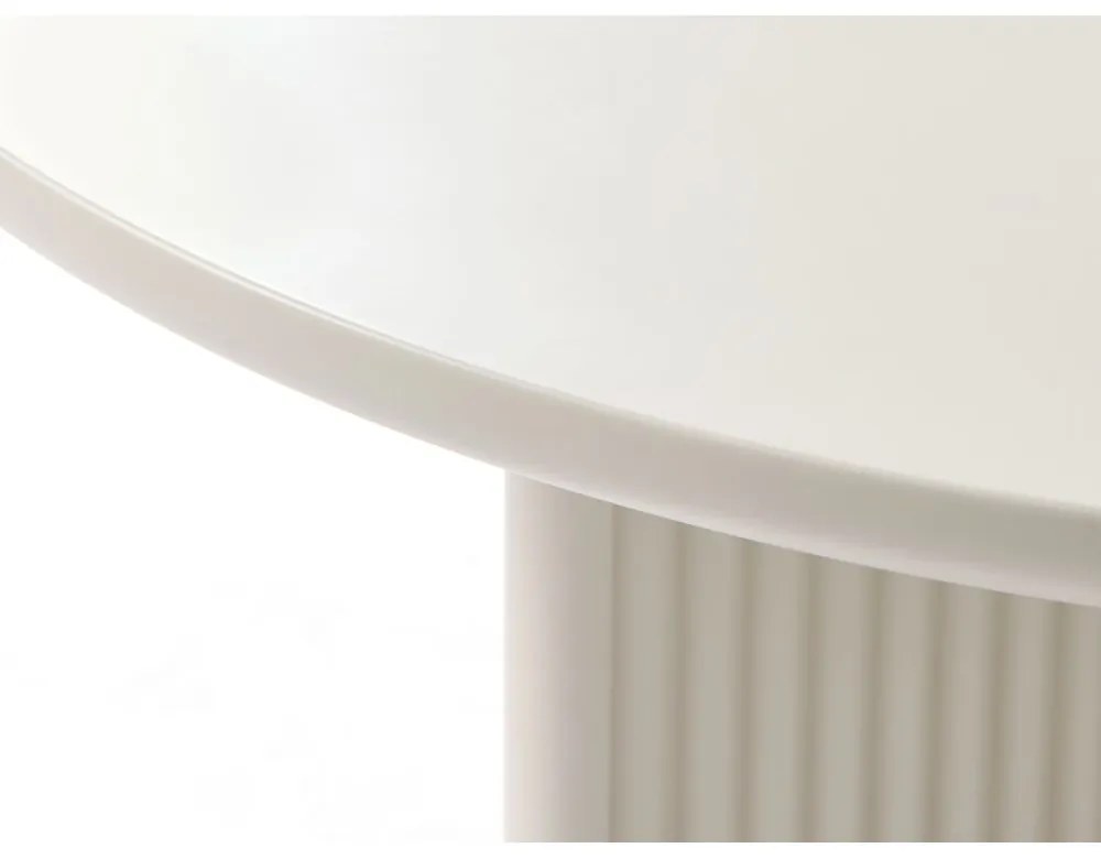 Svetlosivý okrúhly konferenčný stolík ø 80 cm Palma – Unique Furniture
