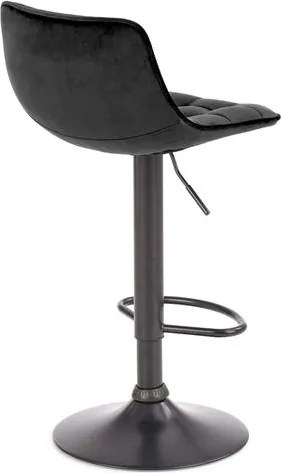 Barová stolička Hertha (čierna). Vlastná spoľahlivá doprava až k Vám domov. 1039569