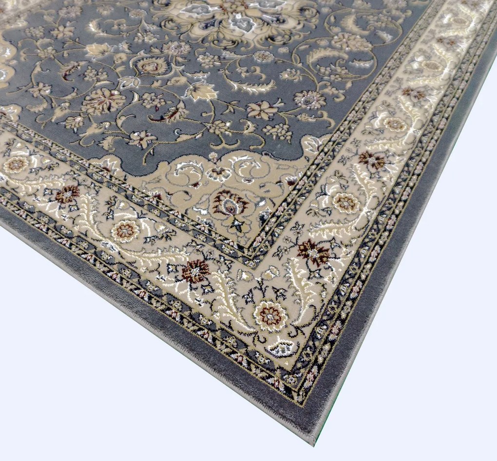 Koberec Shahrazad 4800 Grey – sivý s orientálnym vzorom Rozmer: 80x150 cm