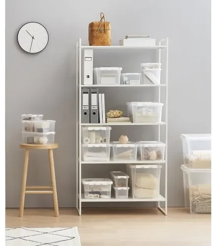 SmartStore Úložný box s bielymi klipmi Classic, 1,5 l, 1,5 l
