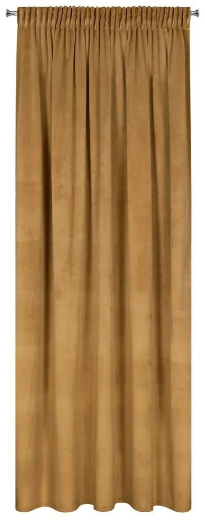 ZATEMŇOVACÍ ZÁVES NA PÁSKE ROSA 140X270 CM MEDOVÁ