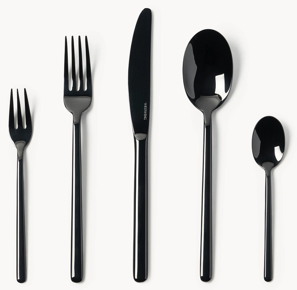 Súprava leštených príborov Loretta, rôzne veľkosti