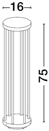 Vonkajšia lampa Nereus 75