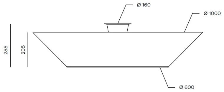 LND Design Lampa Halo 100cm LCF100, stropná, piesková