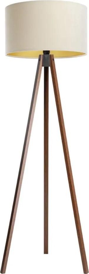 Stojacia lampa STANDART 1xE27/60W/230V krémová/wenge
