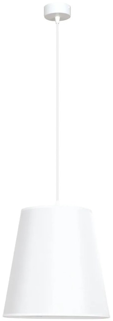 Závesné svietidlo Milano, 1x textilné tienidlo (výber zo 4 farieb), (výber z 2 farieb konštrukcie), u