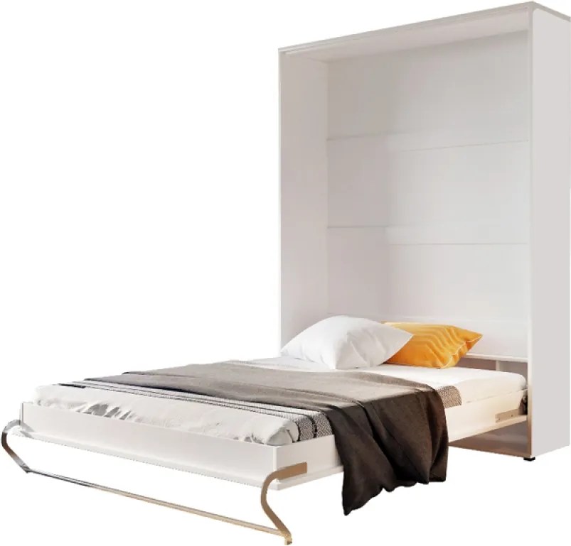 Sklápacia posteľ Concept Pro CP-01 Biely mat 140 x 200