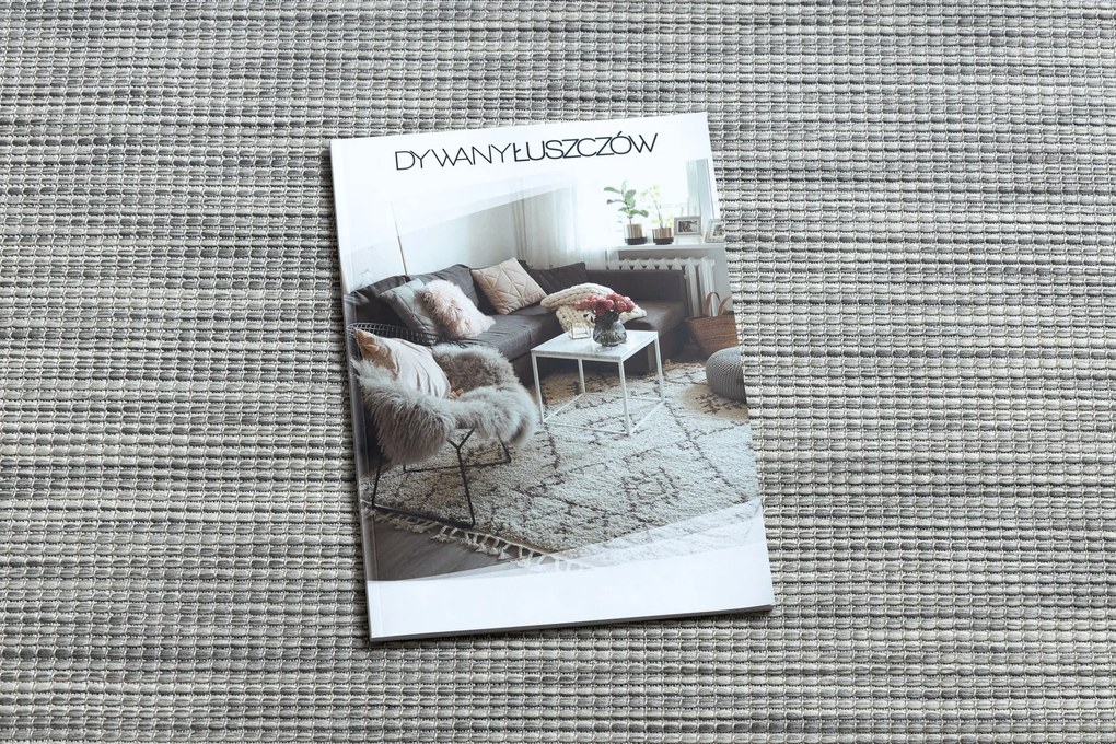 Šnúrkový koberec SIZAL PATIO 2778 Plocho tkaný, sivý