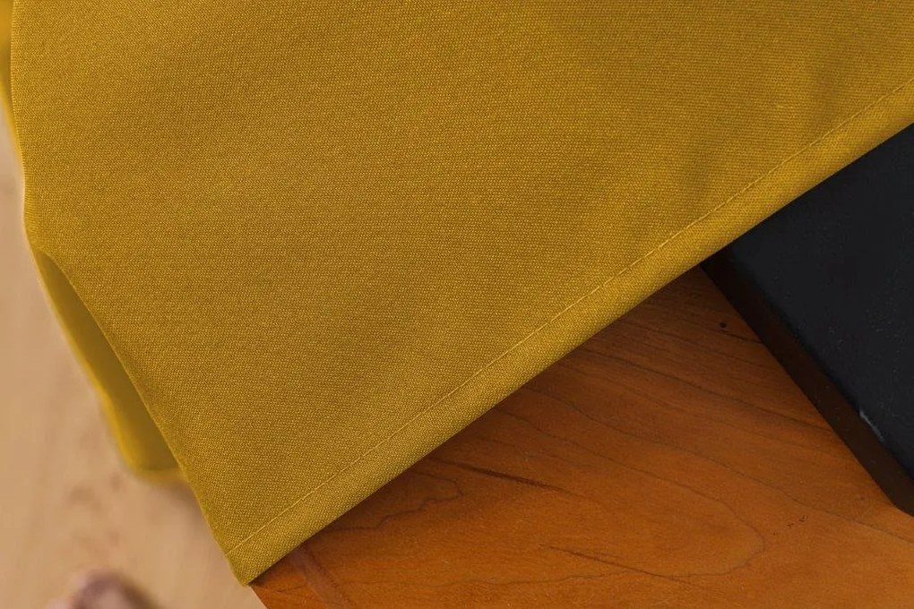 Horčicový záves OXFORD 140x250 cm Zavesenie: Riasiaca páska