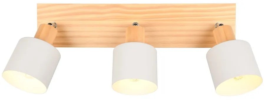 Bodové svietidlo v bielo-prírodnej farbe ø 9 cm Shanti – Trio