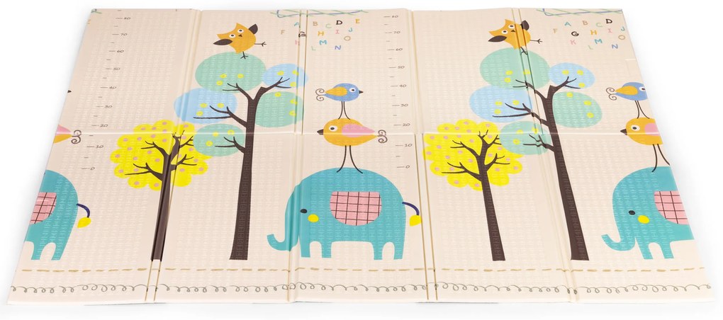 Penová podložka pre deti 200 x 150 cm, abeceda, ECOTOYS