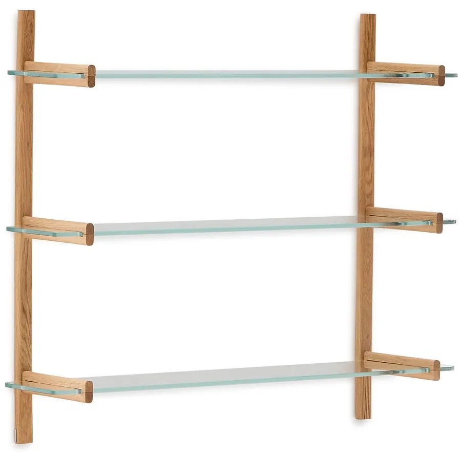 Sklenený komponent - polica 3 ks 110x1 cm Sitra – Kave Home