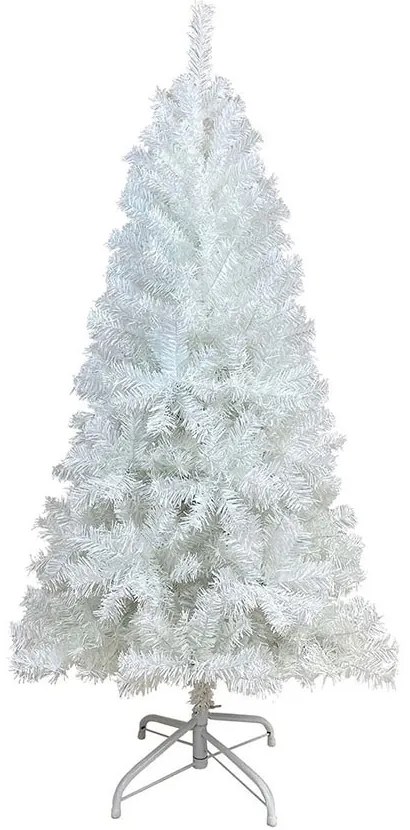 Umelý vianočný stromček biely, v rôznych veľkostiach, 120 cm