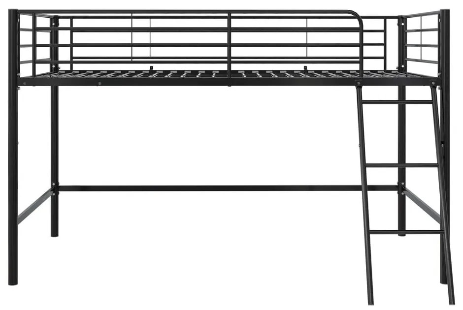 Čierna vyvýšená detská posteľ 90x200 cm Jodie – Støraa