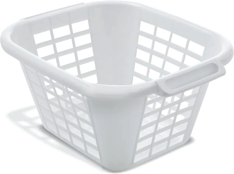 Biely kôš na bielizeň Addis Square Laundry Basket, 24 l