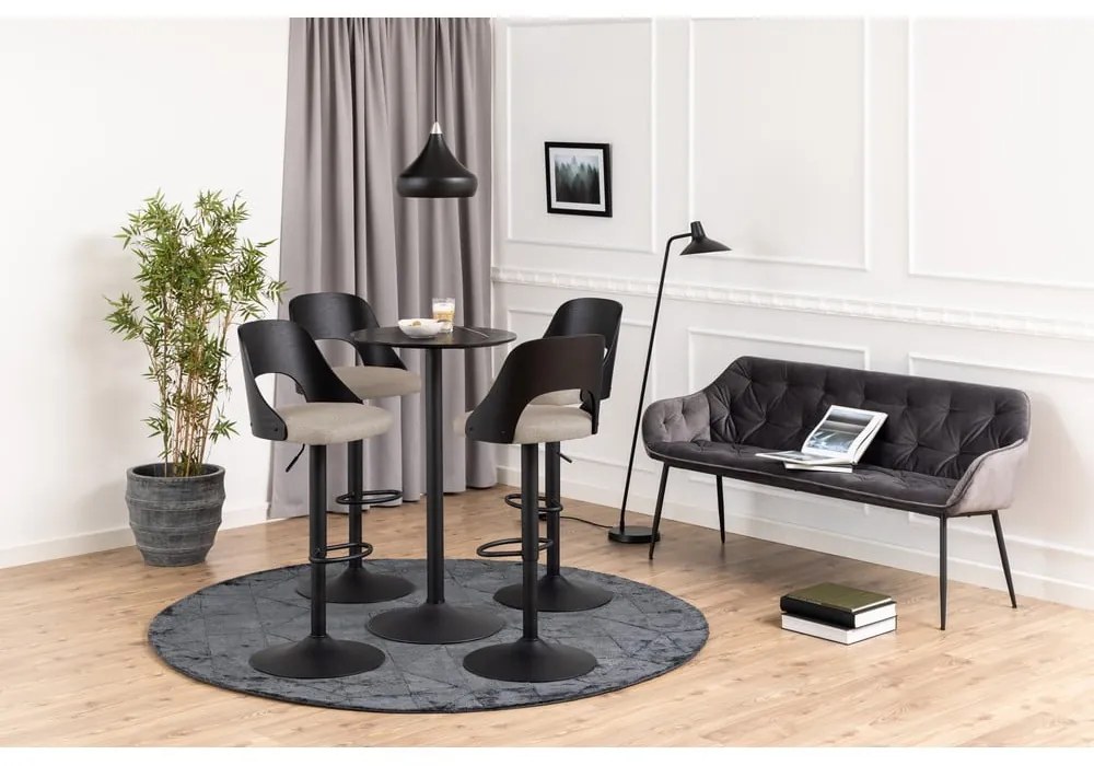 Béžové otočné barové stoličky v súprave 2 ks 113 cm Lucy – Actona