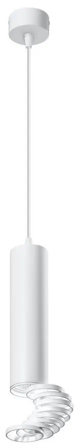 Luster na lanku TUBA 1xGU10/50W/230V biela