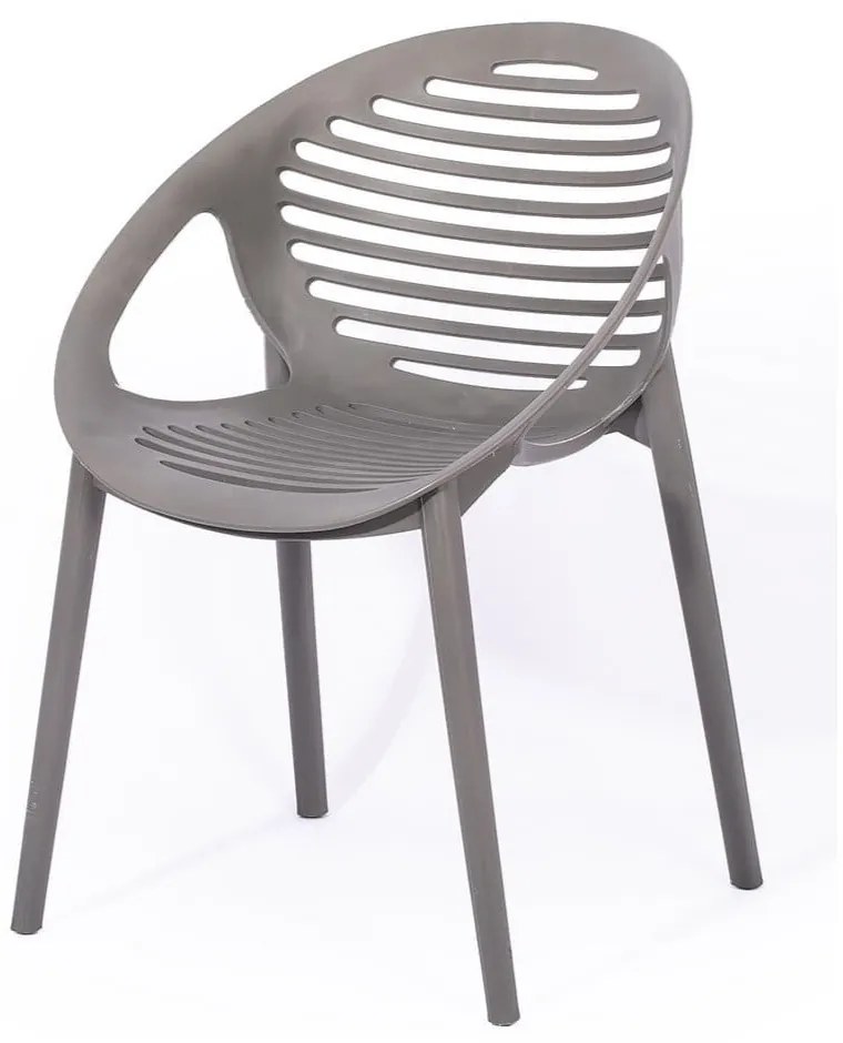 Sivá stohovateľná záhradná stolička Bonami Essentials Joanna
