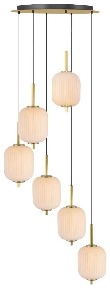 Zuma Line 003064-034750- LED závesné svietidlo na lanku AKARI LED/34W/230V pr. 50,5 cm zlaté