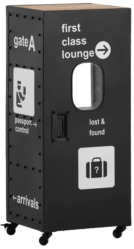 furniture-nabytek.cz - Masívny barový regál Aeroplane Trolley