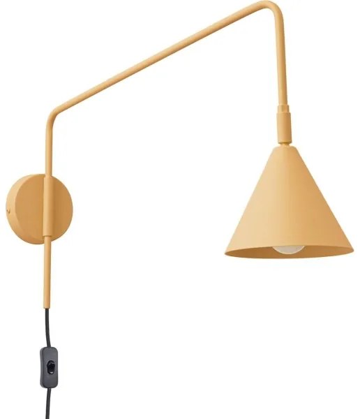 Sollux SL.1698 - Nástenná lampa NOX 1xE14/10W/230V zlatá