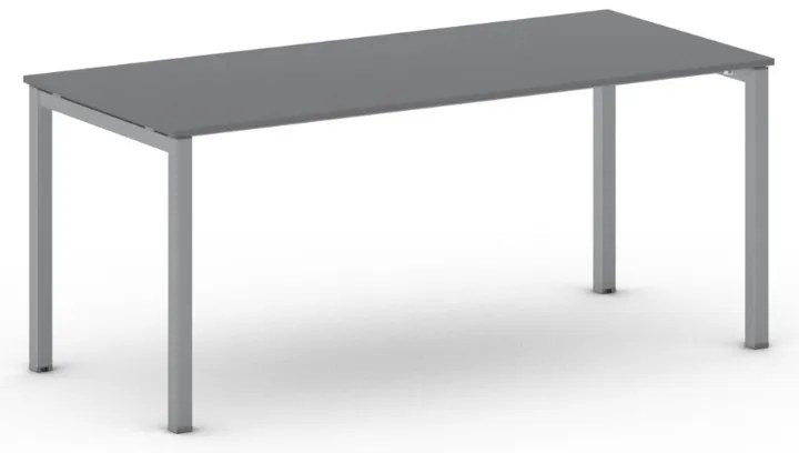 Kancelársky stôl METAL 180x80 cm, grafit