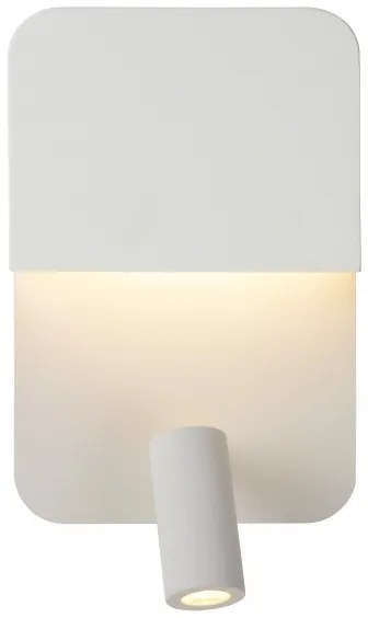 Lucide 79200/08/31 - LED Nástenné svietidlo BOXER LED/5W/230V + LED/5W USB biela